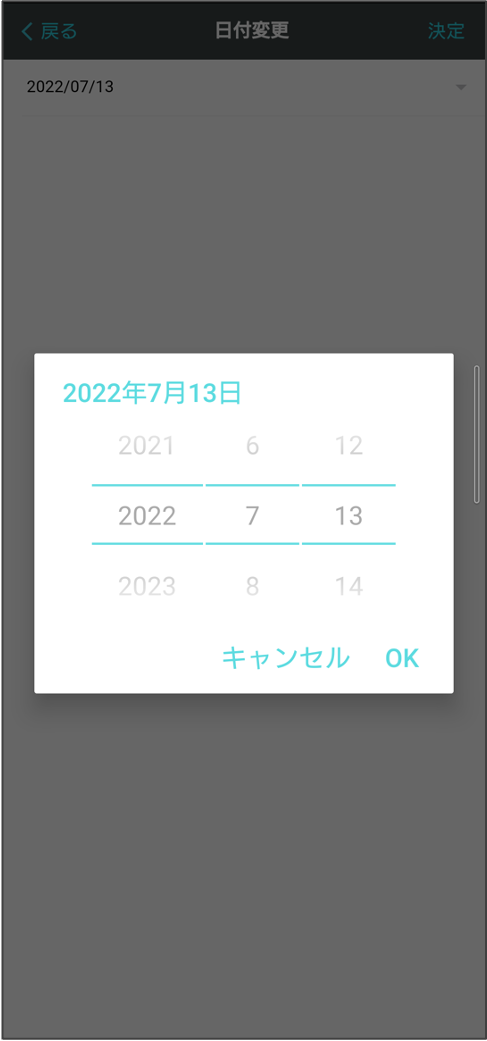 写真の日付変更 | 無料で始める写真で顧客管理アプリ BEFORE AFTER®【ビフォーアフター】